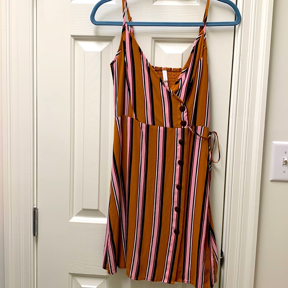 Adjustable straps, Rayon dress